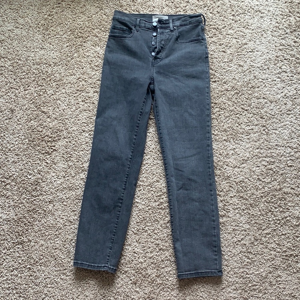 Everlane High-Rise Slim Straight, 28 regular